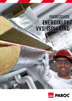 Pocketguide Energiklok VVS-isolering